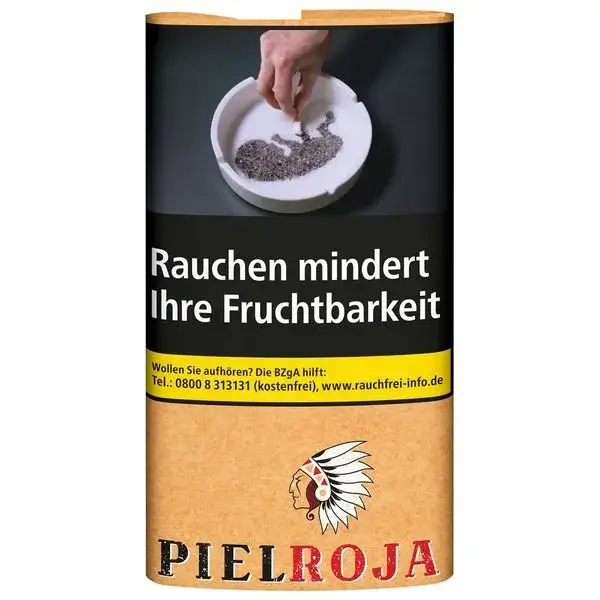 Der Pielroja Drehtabak in der 30g Pouch