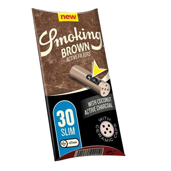 smoking_brown_active_filter_aktivkohlefilter_mit_kokosnuss_27_x_6_mm smoking_brown_active_filter_aktivkohlefilter_mit_kokosnuss_27_x_6_mm
