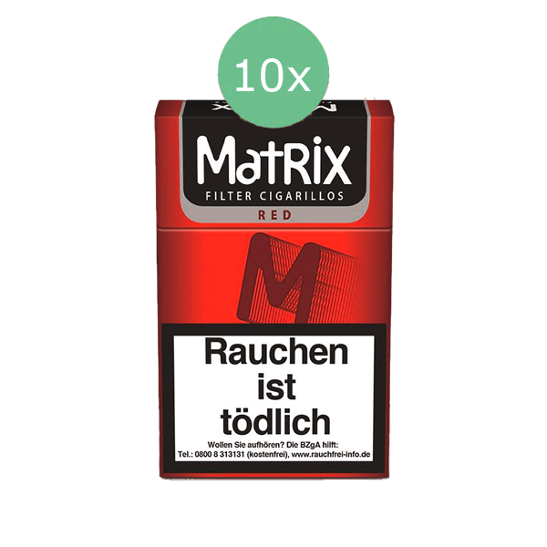 Matrix Zigarillos Red M Stange mit Filter