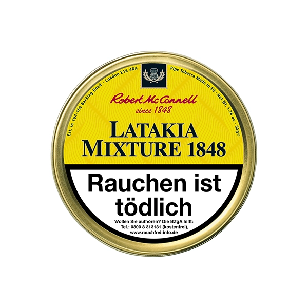 Robert McConnell Pfeifentabak Heritage Dose Latakia Mixture 1848 Robert McConnell Pfeifentabak Heritage Dose Latakia Mixture 1848