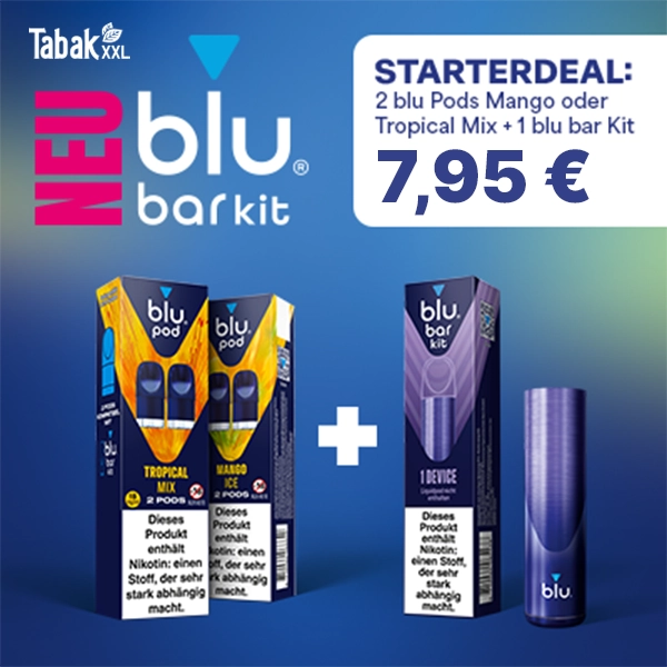 blu bar starter set e zigarette mit 2x pod packs blu bar starter set e zigarette mit 2x pod packs