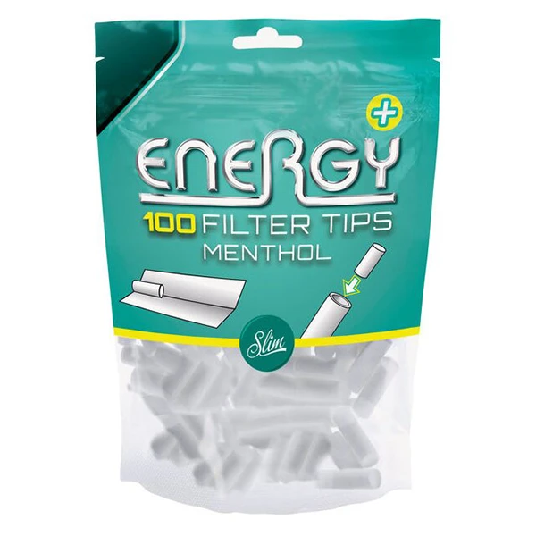 Elixyr Energy Plus Filter Tips Menthol 15 x 6 mm 100er Beutel