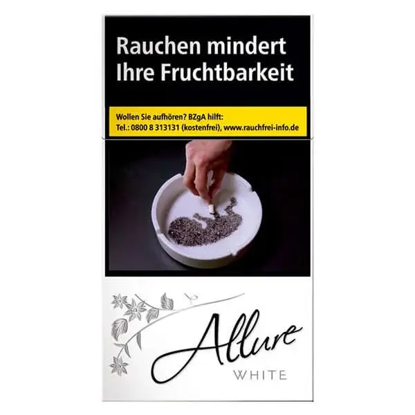 Allure Zigaretten White Super Slims Allure Zigaretten White Super Slims