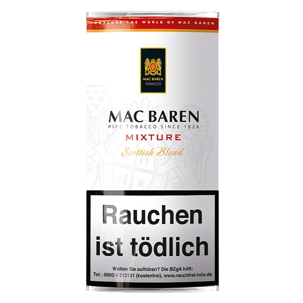 mac baren pfeifentabak mixture pouch scottish blend