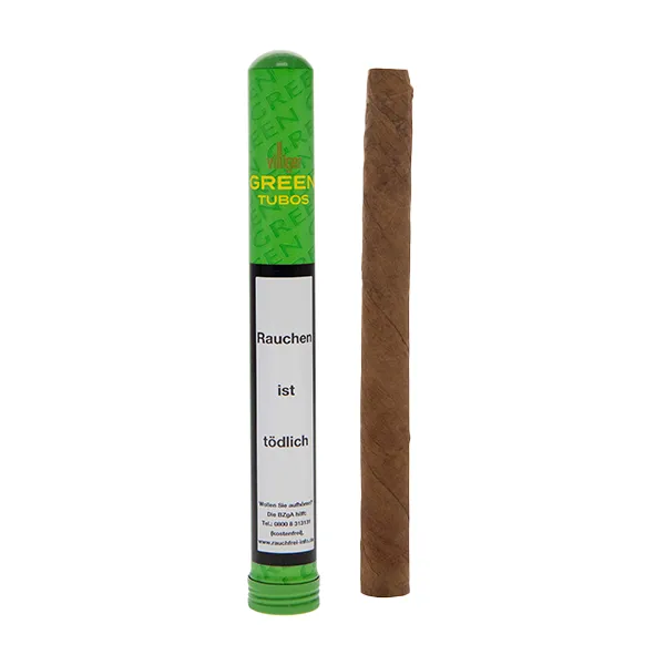 villiger green tubos zigarren kiste detail villiger green tubos zigarren kiste detail