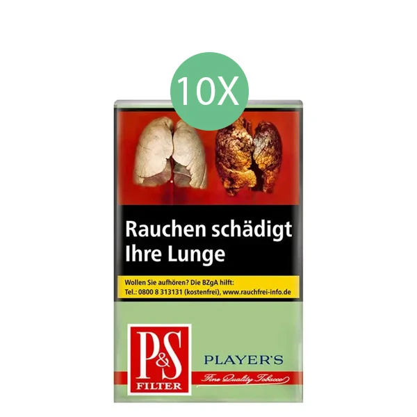 P&S Zigaretten Filter Soft Grün Original Pack Stange P&S Zigaretten Filter Soft Grün Original Pack Stange