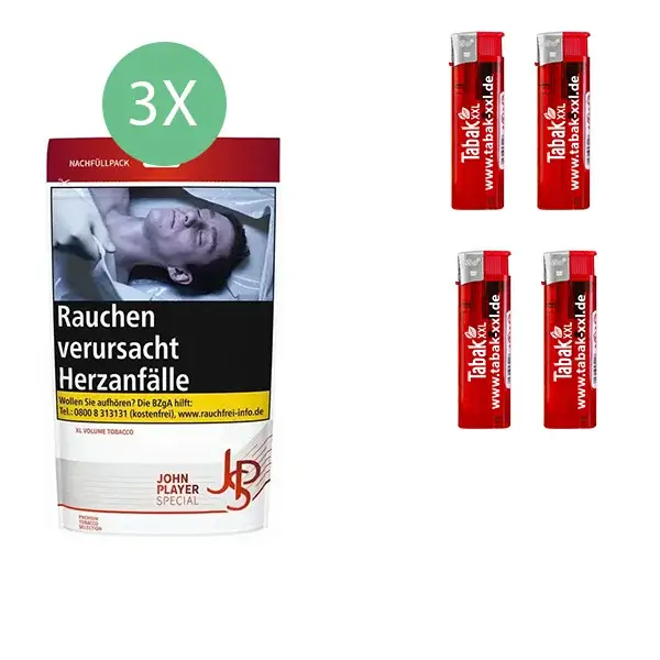 john-player-special-tabak-3-x-beutel-mit-feuerzeug john-player-special-tabak-3-x-beutel-mit-feuerzeug