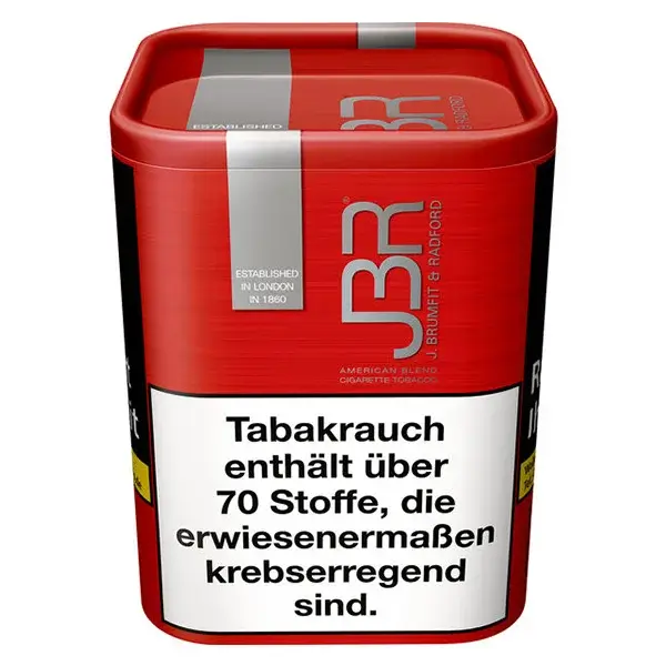 JBR John Brumfit & Radford Feinschnitt-Tabak American Blend Red Dose L JBR John Brumfit & Radford Feinschnitt-Tabak American Blend Red Dose L