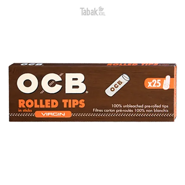 ocb-rolled-tips-virgin-unbleached-25x6-5-mm