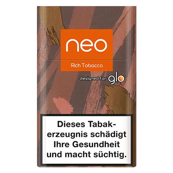 Die Neo Sticks for glo im Geschmack Rich Tobacco