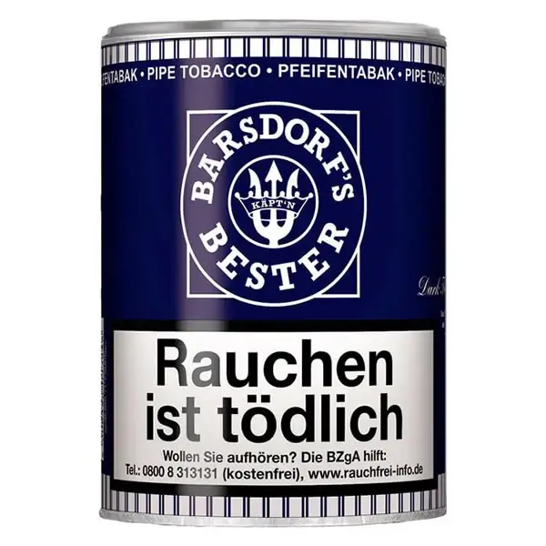 Barsdorf's Bester Pfeifentabak Dark Fired Dose Barsdorf's Bester Pfeifentabak Dark Fired Dose
