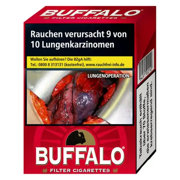 Buffalo Zigaretten Red Maxi Pack Buffalo Zigaretten Red Maxi Pack