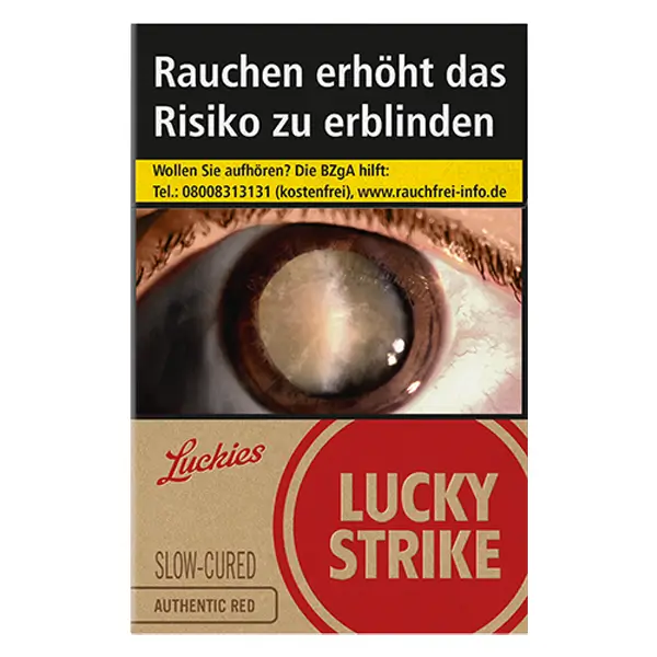 Lucky Strike Zigaretten Authentic Red Original Pack Lucky Strike Zigaretten Authentic Red Original Pack