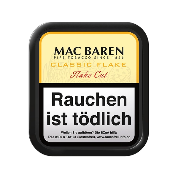 mac baren pfeifentabak classic dose flake cut mac baren pfeifentabak classic dose flake cut