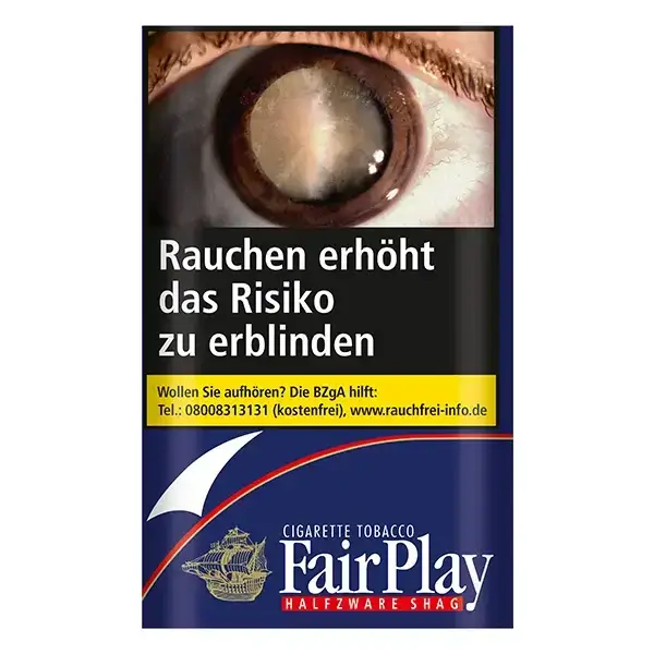 FairPlay Drehtabak Halfzware Shag Blau Pouch FairPlay Drehtabak Halfzware Shag Blau Pouch