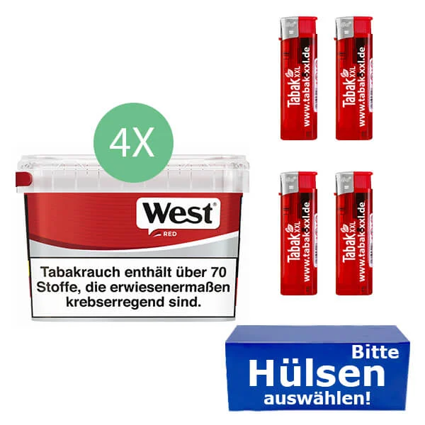 4 x West Mega Box mit Filterhülsen 