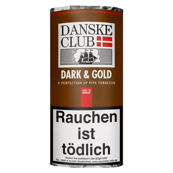Danske Club Pfeifentabak Dark & Gold Pouch Danske Club Pfeifentabak Dark & Gold Pouch