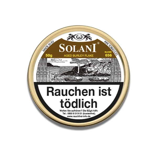 Solani Pfeifentabak Aged Burley Flake Blend 656 Dose Solani Pfeifentabak Aged Burley Flake Blend 656 Dose