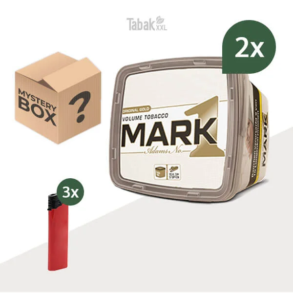 2x Mark 1 Volumentabak Original Gold Eimer mit Mystery Box