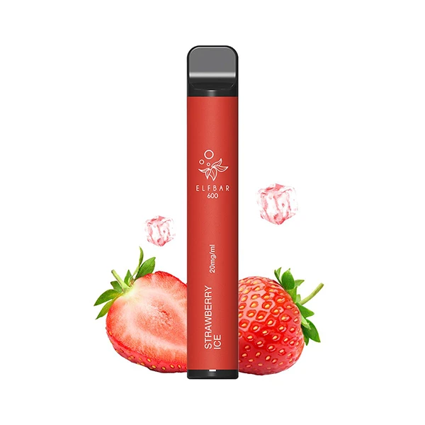 elfbar e zigarette 600 strawberry ice 20 mg einweg