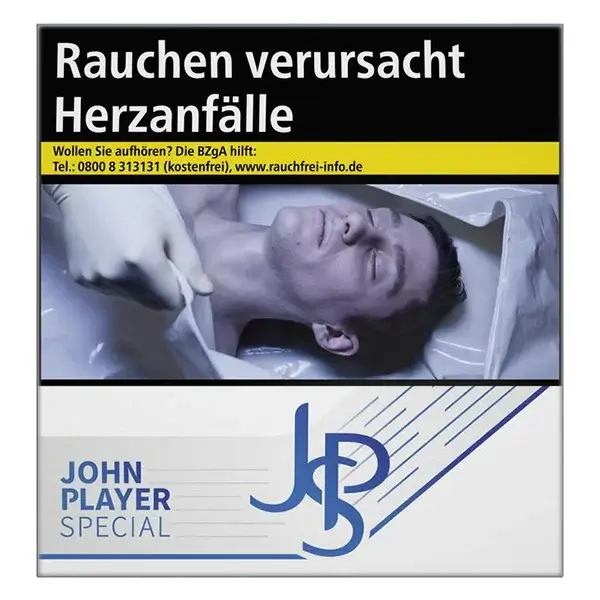 Die JPS Blue Zigaretten in 4XL.