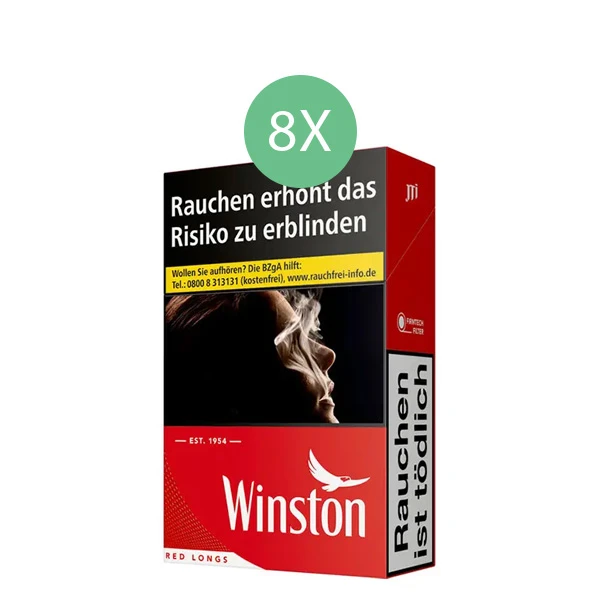 Winston Zigaretten Red Long XXL Stange Winston Zigaretten Red Long XXL Stange