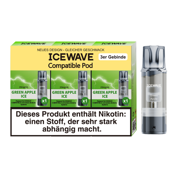 Icewave Pods Green Apple Ice