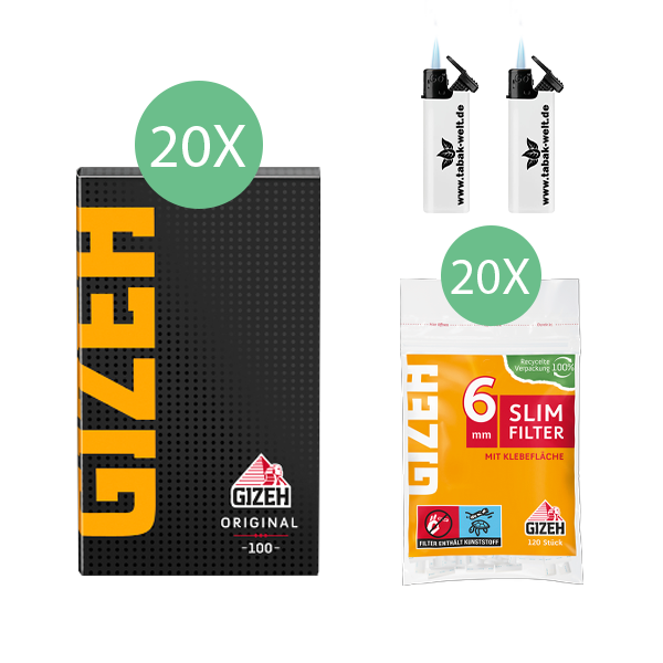 20x-gizeh-blaettchen-black-original-100-blatt-+-20x-gizeh-slim-filter-+-2x-sturmfeuerzeuge