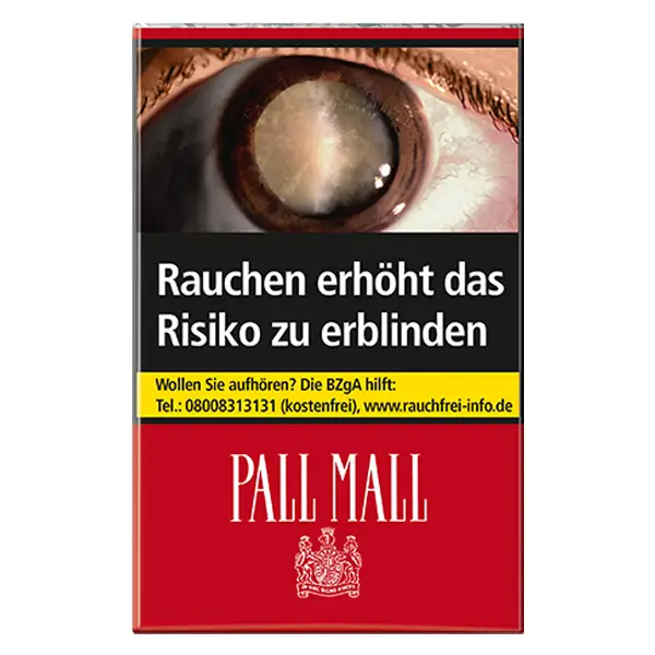 Die Pall Mall ohne Filter im original Pack.