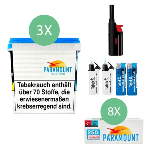 3_x_paramount_blue_giga_box_feuerzeugen 3_x_paramount_blue_giga_box_feuerzeugen