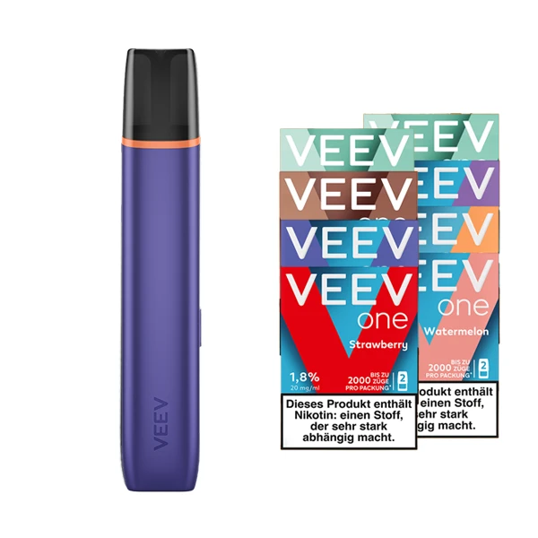 VEEV ONE Electric Purple DEVICE AKTION + 1x GRATIS POD