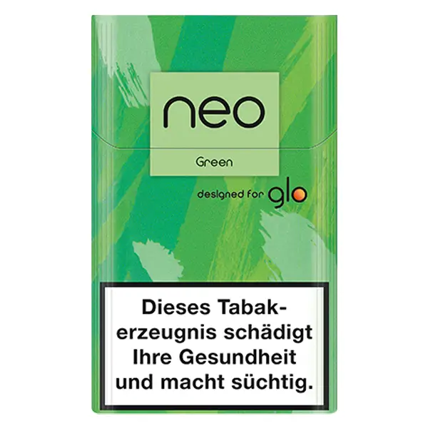 Die Neo Sticks for glo im Geschmack Green Tobacco