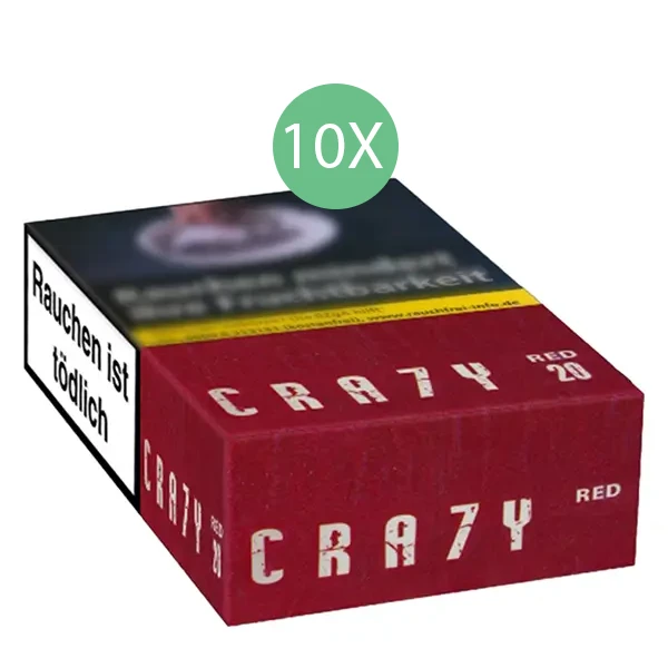 crazy red zigaratten original pack stange