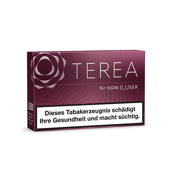 IQOS TEREA STICKS RUSSET 20ER PACKUNG von der Seite