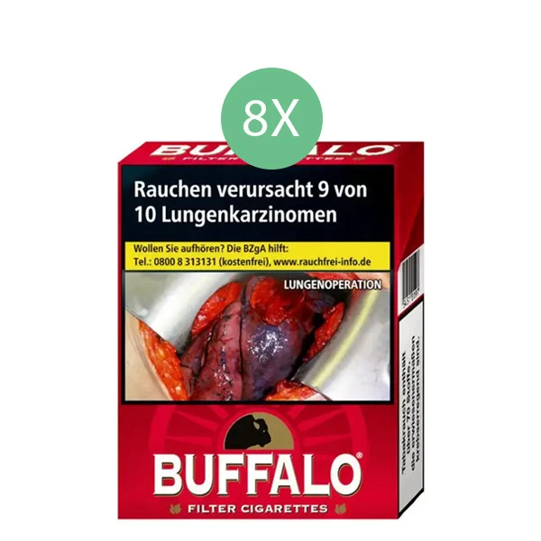 Buffalo Zigaretten Red Big Pack Stange Buffalo Zigaretten Red Big Pack Stange