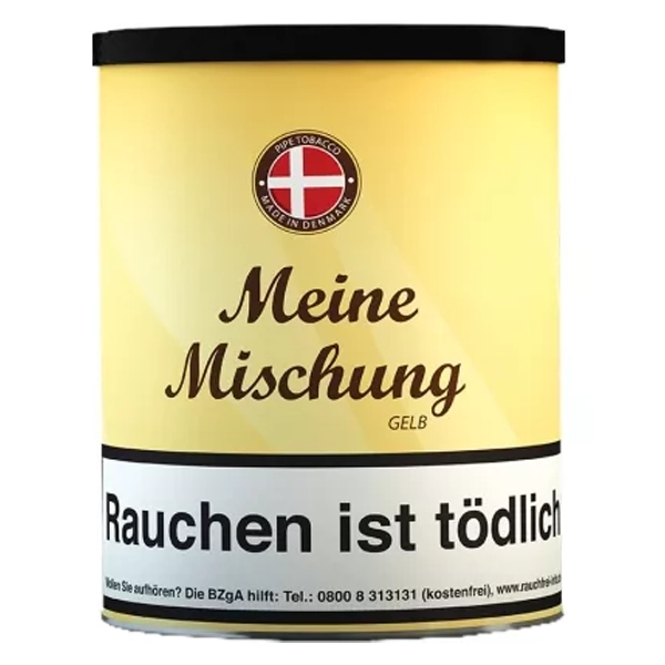 meine mischung pfeifentabak gelb dose