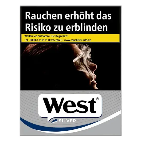 Die West Silver Zigaretten in 5XL.