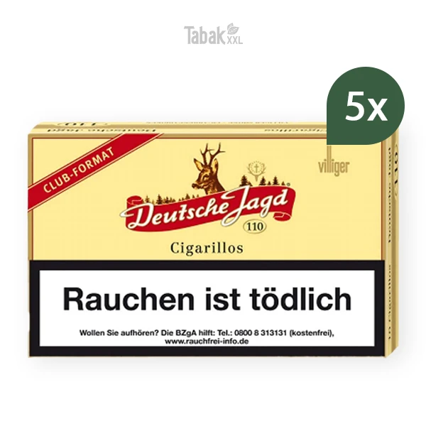 deutsche jagd zigarillos 110 s club format mit naturdeckblatt deutsche jagd zigarillos 110 s club format mit naturdeckblatt