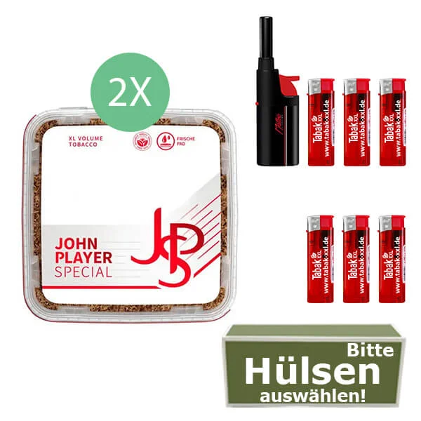JPS John Player Tabak 2 x Eimer mit wählbaren Filterhülsen