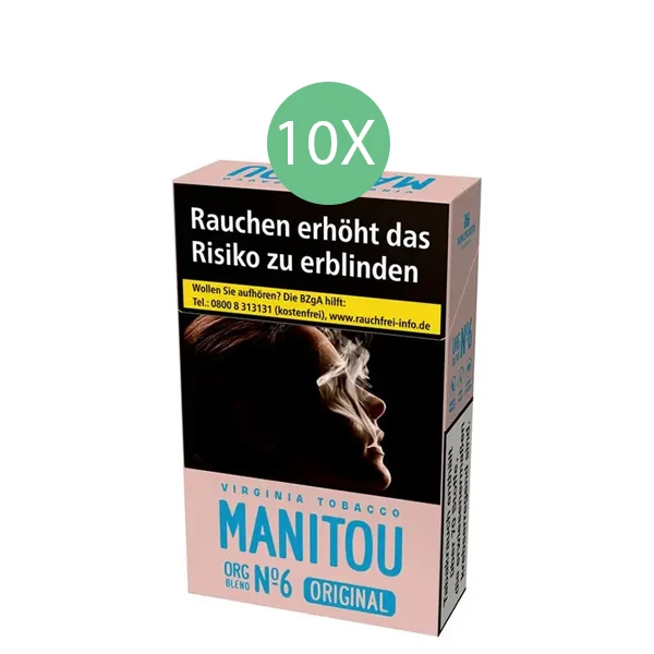 manitou zigaretten no.6 pink organic blend stange