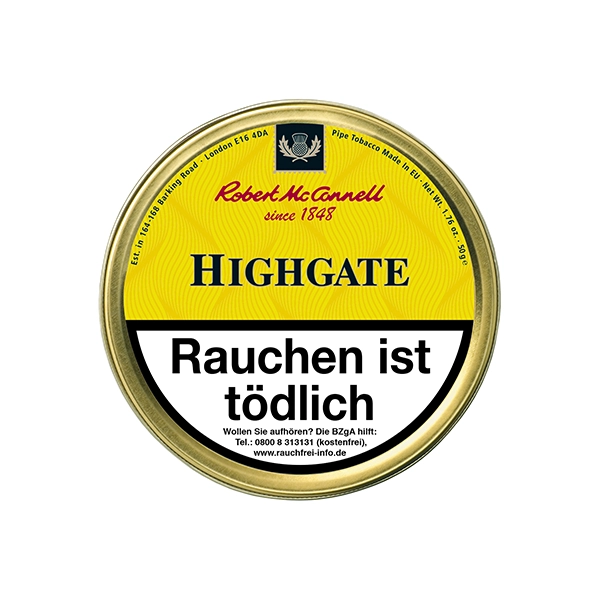 Robert McConnell Pfeifentabak Heritage Dose Highgate Robert McConnell Pfeifentabak Heritage Dose Highgate