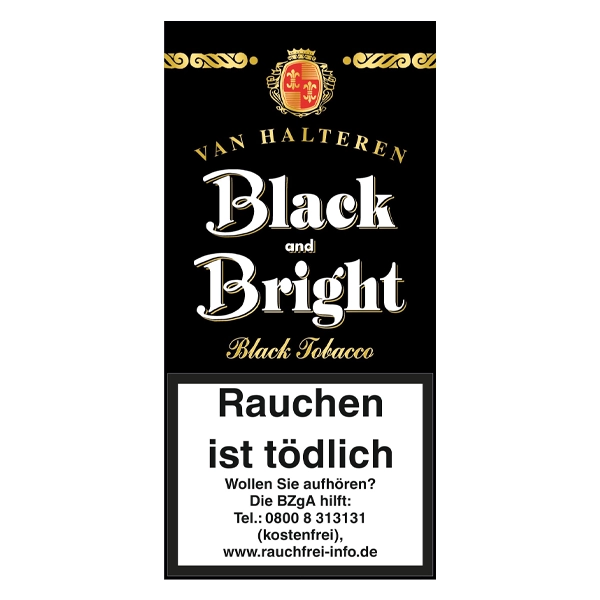 van halteren pfeifentabak black and bright pouch