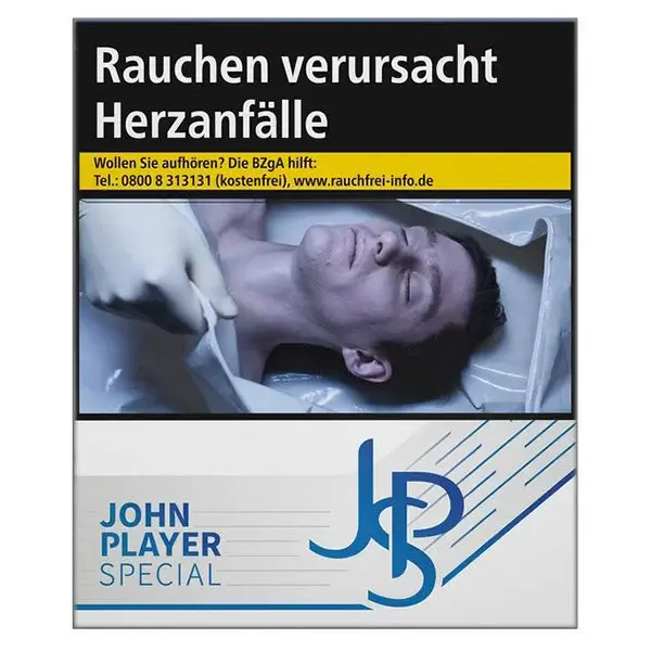 Die JPS Blue Zigaretten in 2XL.