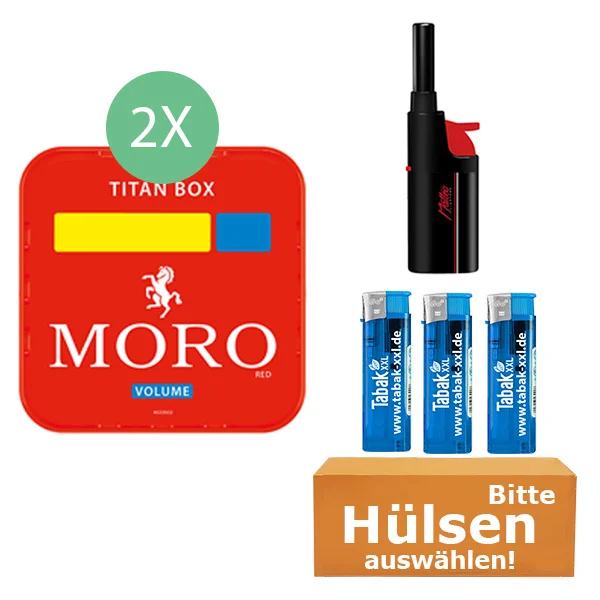 2 x moro titan box mit stabfeuerzeug