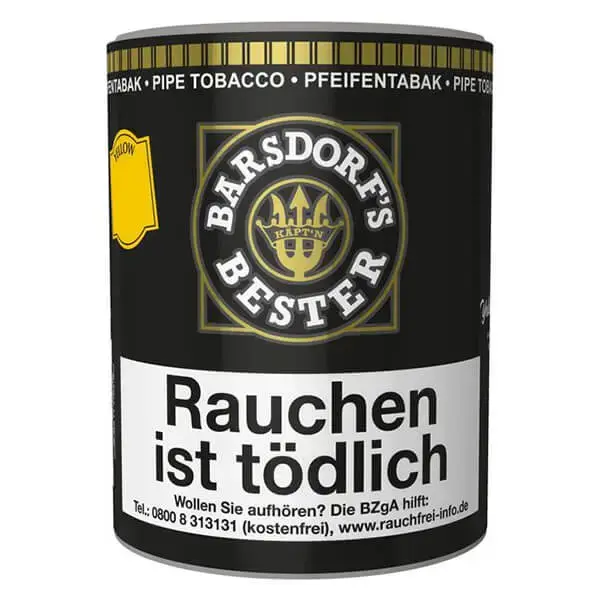 Barsdorf's Bester Pfeifentabak Yellow/Vanilla Dose Barsdorf's Bester Pfeifentabak Yellow/Vanilla Dose