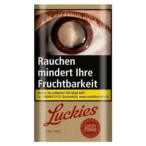 Lucky Strike Red Drehtabak ohne Zusätze 30g Pouch