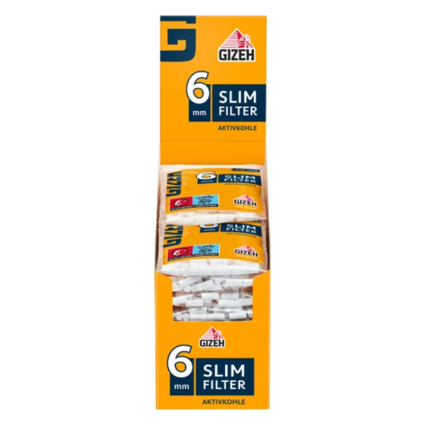 gizeh-slim-filter-aktivkohle-sup-120-x-6-mm-20er-box-frontal gizeh-slim-filter-aktivkohle-sup-120-x-6-mm-20er-box-frontal