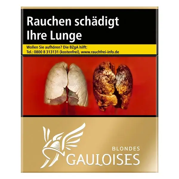 Gauloises Zigaretten Blondes Gold 2XL Gauloises Zigaretten Blondes Gold 2XL