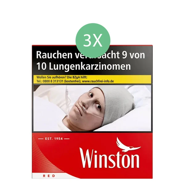 Winston Zigaretten Red 6XL Stange Winston Zigaretten Red 6XL Stange