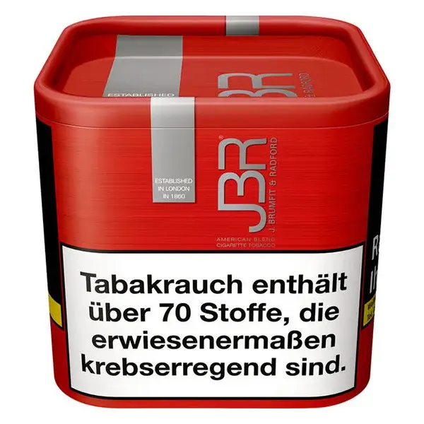 JBR John Brumfit & Radford Feinschnitt-Tabak American Blend Red Dose M JBR John Brumfit & Radford Feinschnitt-Tabak American Blend Red Dose M